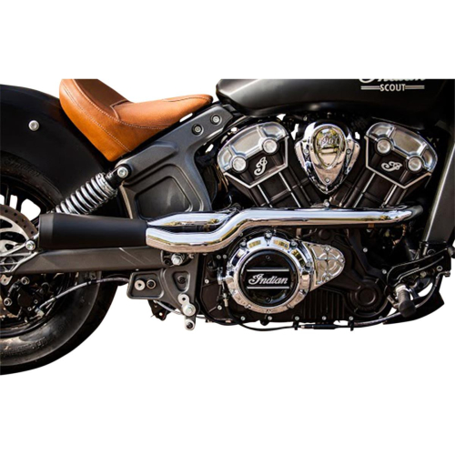 Trask Performance - Trask Performance 2:1 Hot Rod Exhaust System - Black/Chrome - TM-3041BC