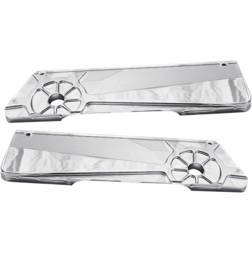 LA Choppers - LA Choppers Fusion Saddlebag Latch Cover - Chrome - LA-F390-00