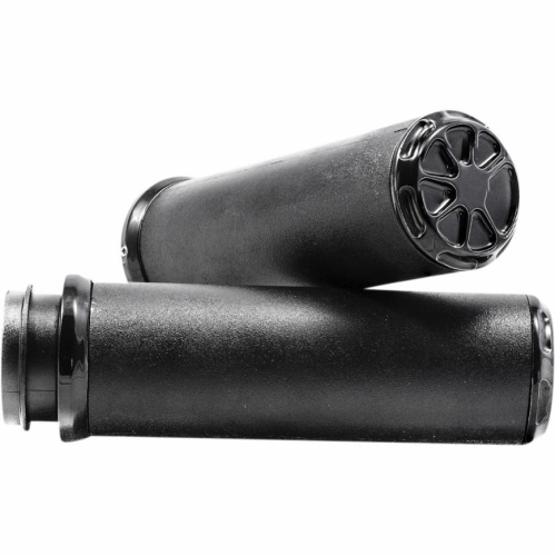 LA Choppers - LA Choppers Fusion Grips - Decadent Black Powdercoat - LA-F400-01B