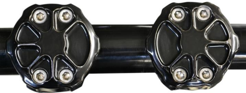 LA Choppers - LA Choppers Fusion Handlebar Risers - 1in. Clamp - Gloss Black - LA-F510-00B