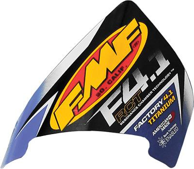 FMF Racing - FMF Racing Muffler & Silencer Replacement Decal - 4 Stroke - 4.1 Ti Carbon End Cap Wrap Decal - 014821
