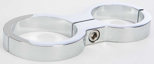 HardDrive - HardDrive 41mm Chrome Fork Clamp for 48mm Mini Gauges - 23-0255