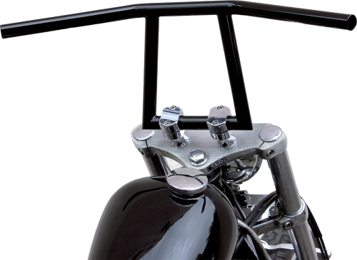 West-Eagle Motorcycle Products - West-Eagle Motorcycle Products 1in. Attack Handlebar with Dimples - Black - 0719-BK