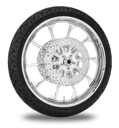 Xtreme Machine - Xtreme Machine Launch Front Wheel Package - 21x3.5in. - Chrome - 9202-7106R-XLAAJ-CH