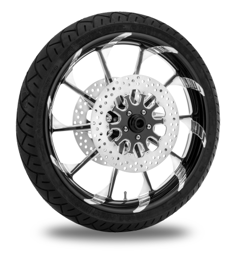 Xtreme Machine - Xtreme Machine Launch Front Wheel Package - 21x3.5in. - Platinum - 9202-7106R-XLAAJ-BMP