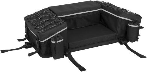 QuadBoss - QuadBoss Reflective Series Rear Rack Bag with Integrated Cover - QB3-001
