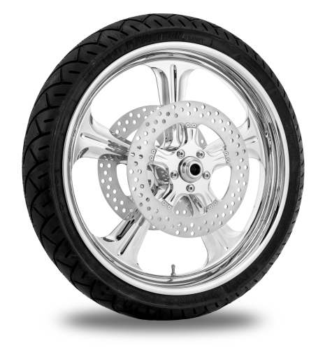 Performance Machine - Performance Machine Wrath Front Wheel Package - 21x3.5in. - Chrome - 9202-7106R-WRAAJ-CH