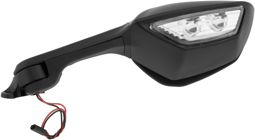 BikeMaster - BikeMaster OEM Replacement Mirror - Left - Black - FK-988 LH