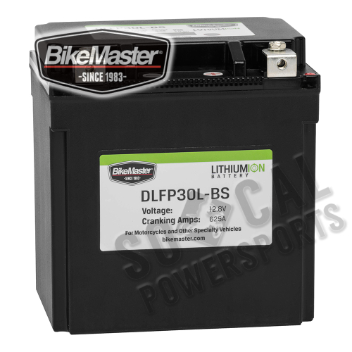 BikeMaster - BikeMaster Lithium Ion Battery - DLFP-30L-BS