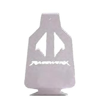 Racewerx - Racewerx Aluminum Skid Plate - White - 101-407-SP-WH