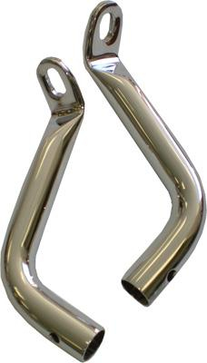 Bagger-Werx - Bagger-Werx Saddlebag Support Bracket - Long - Chrome - 101006