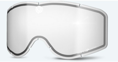 Triple 9 Optics - Triple 9 Optics Replacement Lens for Saint Goggles - Clear Thermal - 37-2520