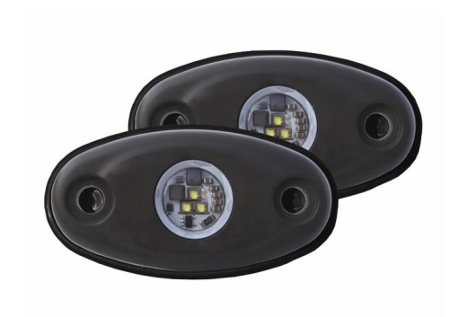 RIGID Industries - RIGID Industries A-Series Tri-Plex Light - Amber - Black Base - 48235