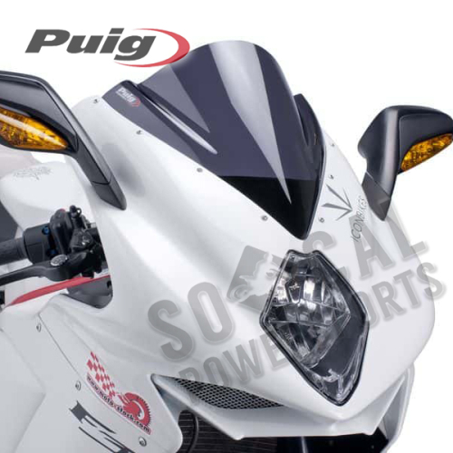 PUIG - PUIG Racing Windscreen - Dark Smoke - 5651F