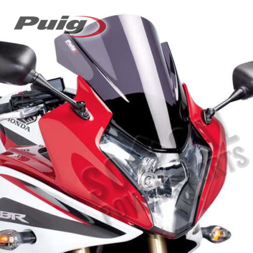 PUIG - PUIG Racing Windscreen - Dark Smoke - 5637F
