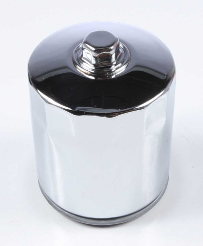 HardDrive - HardDrive Oil Filter with Hex Nut - Chrome - 14-053