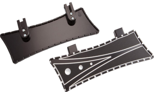 Trask Performance - Trask Performance V-Line Driver Floorboards - Black - TM-2044RC