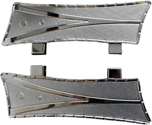 Trask Performance - Trask Performance V-Line Driver Floorboards - Chrome - TM-6010CH