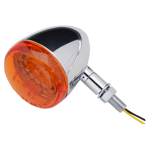 K&S Technologies - K&S Technologies DOT LED Marker Lights - 2 wires - Chrome/Amber - 26-5311