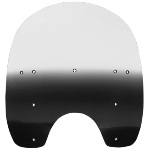 Memphis Shades - Memphis Shades Replacement Plastic for HD Quick-Release Compact Windshield - 17in. - Gradient Black - MEP6281