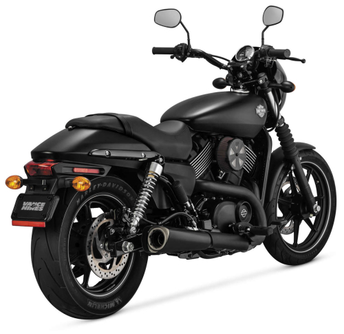 Vance & Hines - Vance & Hines Competition Series Slip-Ons - Matte Black - 47937