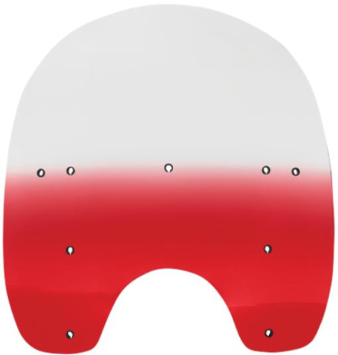Memphis Shades - Memphis Shades Replacement Plastic for HD Quick-Release Compact Windshield - 17in. - Gradient Ruby - MEP6282
