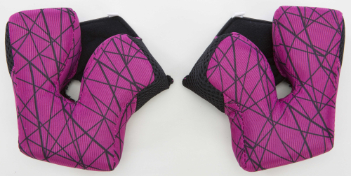 Fly Racing - Fly Racing Cheek Pads for 2015 & Newer Formula Helmets - Yellow/Purple - 2XL (20mm) - 73-47031XX