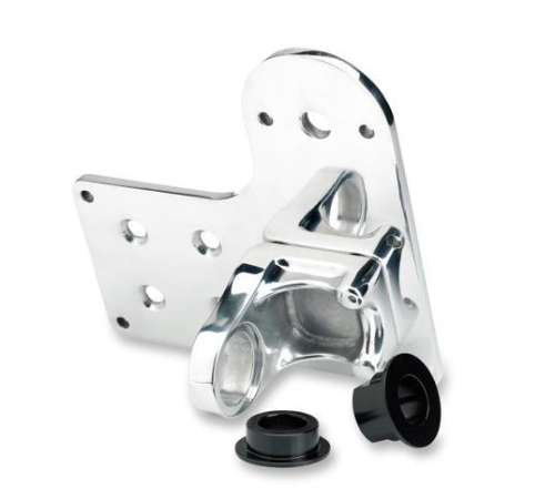 Biltwell Inc. - Biltwell Inc. Solution License Plate and Taillight Brackets with Horizontal Mount - Polished - LB-SID-AL-PS