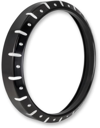 RSD - RSD 7in. Chrono Headlight Bezel - Contrast Cut - 0207-2021CRN-BM