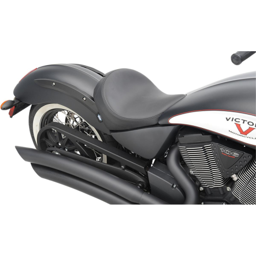 Drag Specialties - Drag Specialties Solo Seat with Backrest Option - Smooth - 0810-1603