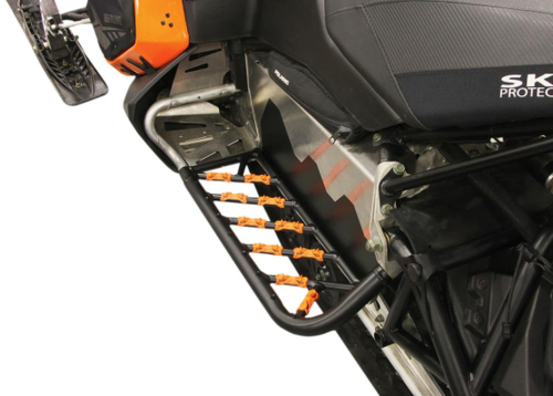 Skinz Protective Gear - Skinz Protective Gear Airframe Running Board - Black/Orange - PAFRB275-FBK