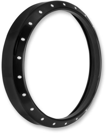 RSD - RSD 7in. Tracker Headlight Bezel - Contrast Cut - 0207-2021TRA-BM