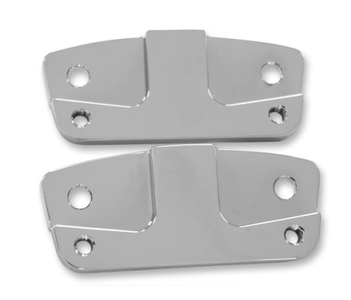 Carl Brouhard Designs - Carl Brouhard Designs Fender Bracket Adapter for 21in. Wheel - Chrome - FBR-01-C