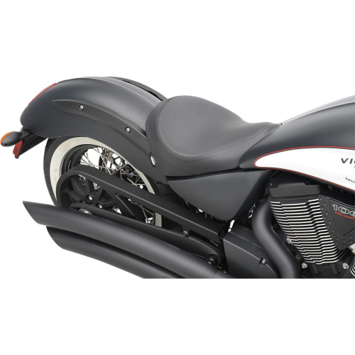 Drag Specialties - Drag Specialties Low Profile Solo Seat - Smooth - 0810-1599