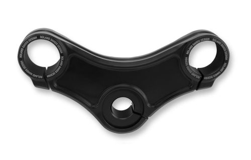 RSD - RSD Top Triple Clamp - Gloss Black without Riser Holes - 0208-2107-B