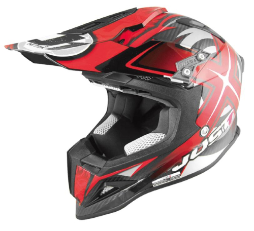 Just 1 - Just 1 J12 Mister X Helmet - J1J388RDCBMXS - Red - Small