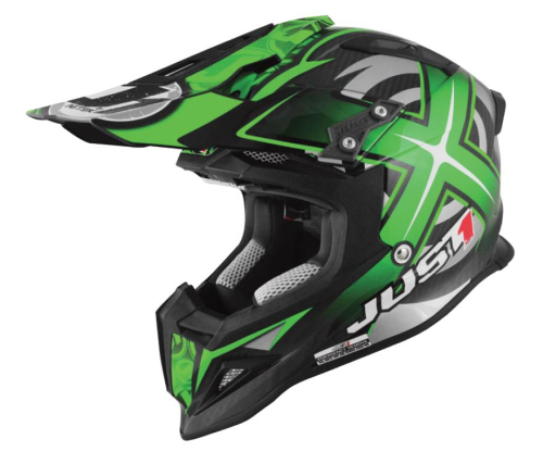 Just 1 - Just 1 J12 Mister X Helmet - J1J388GNCBMXM - Green - Medium