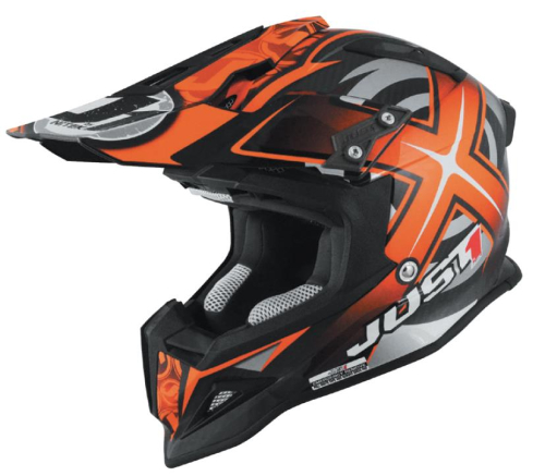 Just 1 - Just 1 J12 Mister X Helmet - J1J388ORCBMXS - Orange - Small