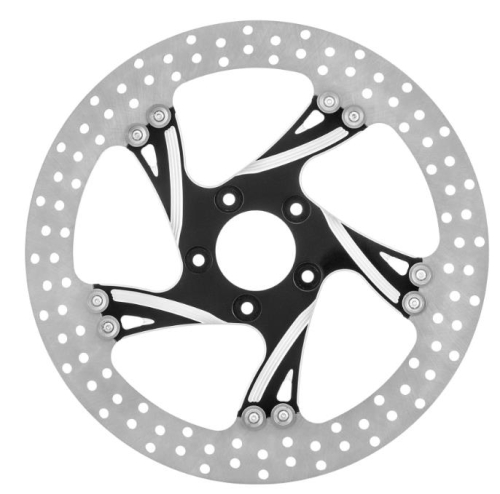 Xtreme Machine - Xtreme Machine Cruise 13in. Black Cut Xquisite Brake Rotor - 0133-3015XCRRS-BMP