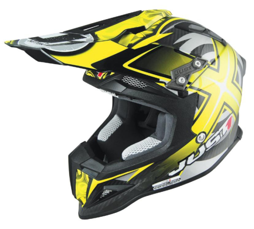 Just 1 - Just 1 J12 Mister X Helmet - J1J388YLCBMXS - Yellow - Small