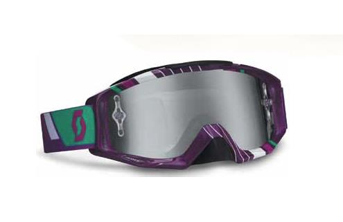 Scott USA - Scott USA Tyrant Goggles - 221330-4600269 - Race Purple/Pastel Green / Silver Chrome Works Len - OSFM