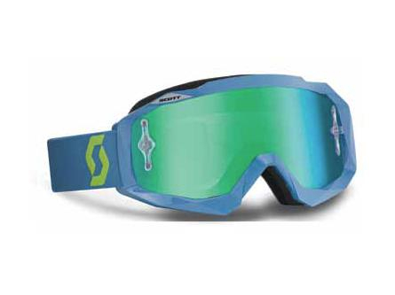 Scott USA - Scott USA Hustle Goggles - 238057-4604279 - Steel Gray/Green / Green Chrome Lens - OSFM