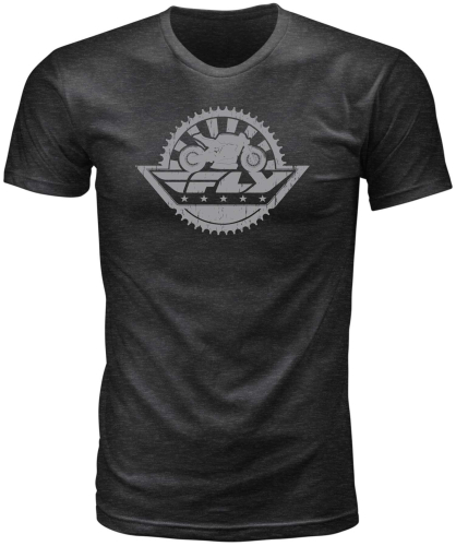 Fly Racing - Fly Racing Fly Street Sprocket T-Shirt - 352-0361L - Gray - Large