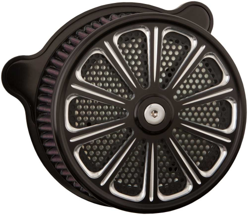 HardDrive - HardDrive Custom Luck Air Cleaner Assembly - Black - F2120A-ACTBW