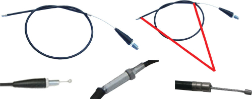 Outside Distributing - Outside Distributing Throttle Cable - 33in. - T4-330