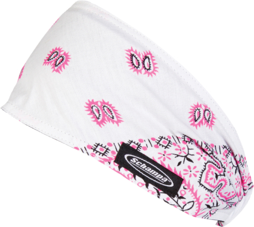 Schampa - Schampa Mini-Doo-Z Headband - DZ02-207 - White Ground Pink Paisley - OSFM