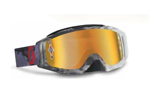 Scott USA - Scott USA Tyrant Goggles - 221330-4599280 - Podium Gray/Red / Orange Chrome Works Lens - OSFM