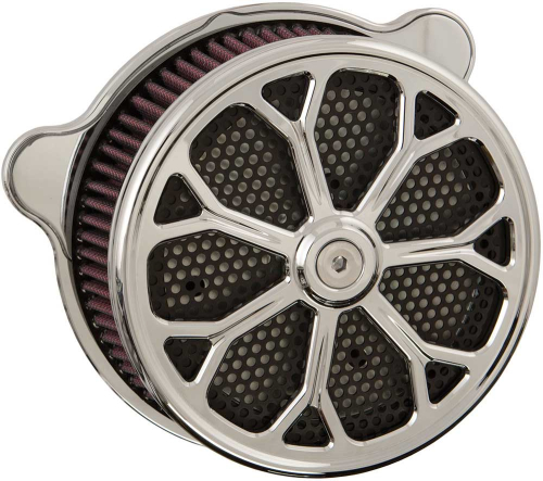 HardDrive - HardDrive Custom Revolver Air Cleaner Assembly - Chrome - F2122C-ACTBW