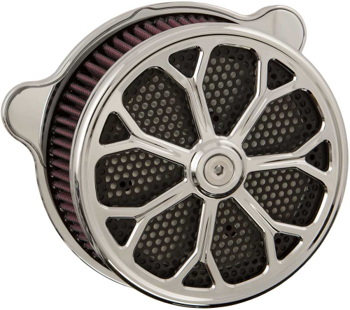 HardDrive - HardDrive Custom Revolver Air Cleaner Assembly - Chrome - F2122C-ACBT