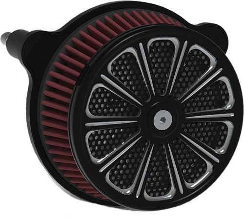 HardDrive - HardDrive Custom Luck Air Cleaner Assembly - Black - F2120A-ACBT